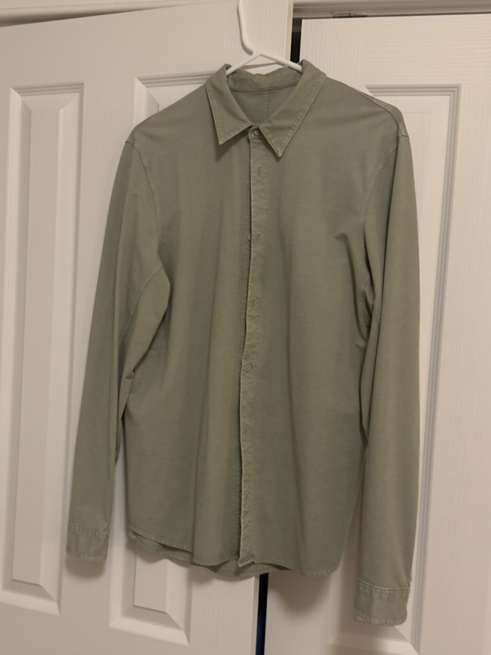 Lululemon Commission Shirt Mens Large Long Sleeve Button Front - Picture 1 of 2